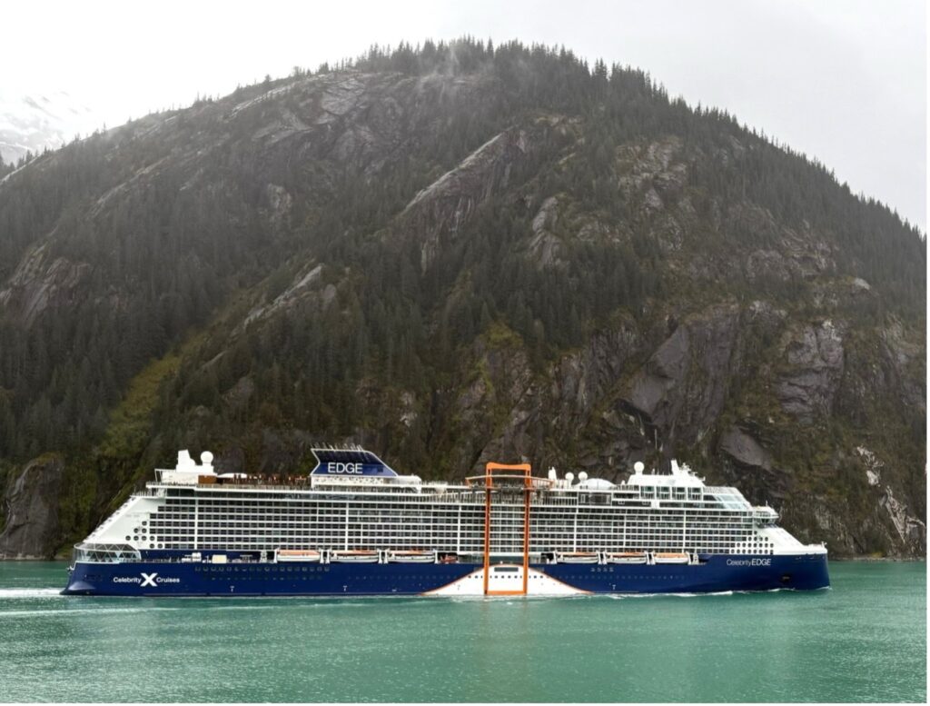Celebrity Edge in Alaska