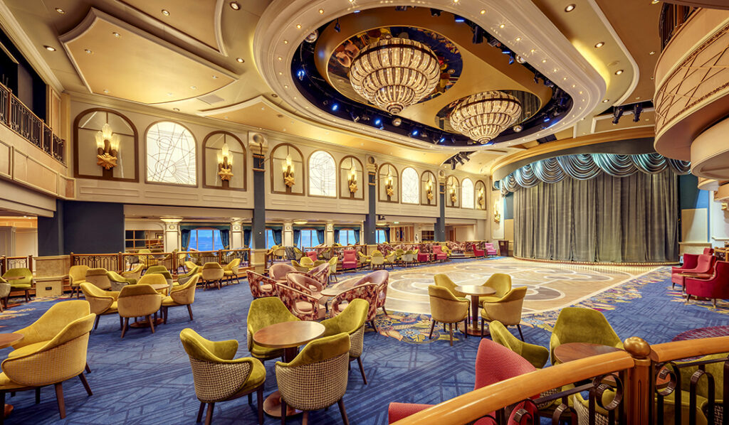 The Queens Room on Cunard's Queen Elizabeth