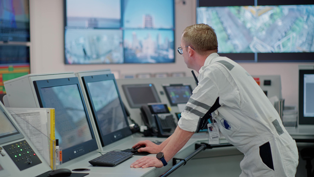 Holland America engine control room tour