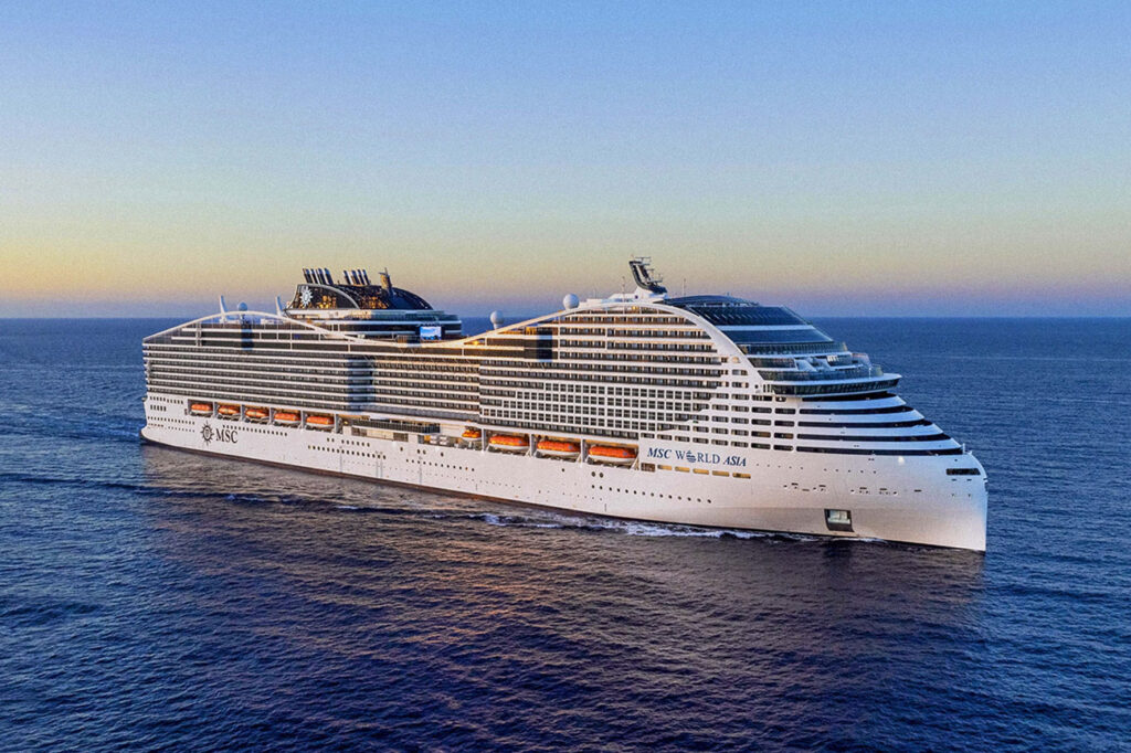 Render of MSC World Asia