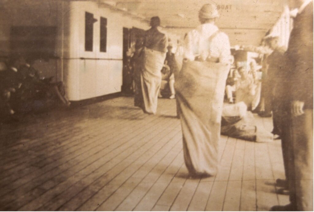 Onboard amusement aboard Union-Castle Line’s Arundel Castle. Photo credit: David Hutchings