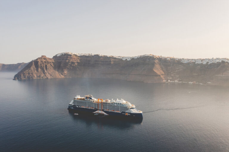 Celebrity Xcel in Santorini
