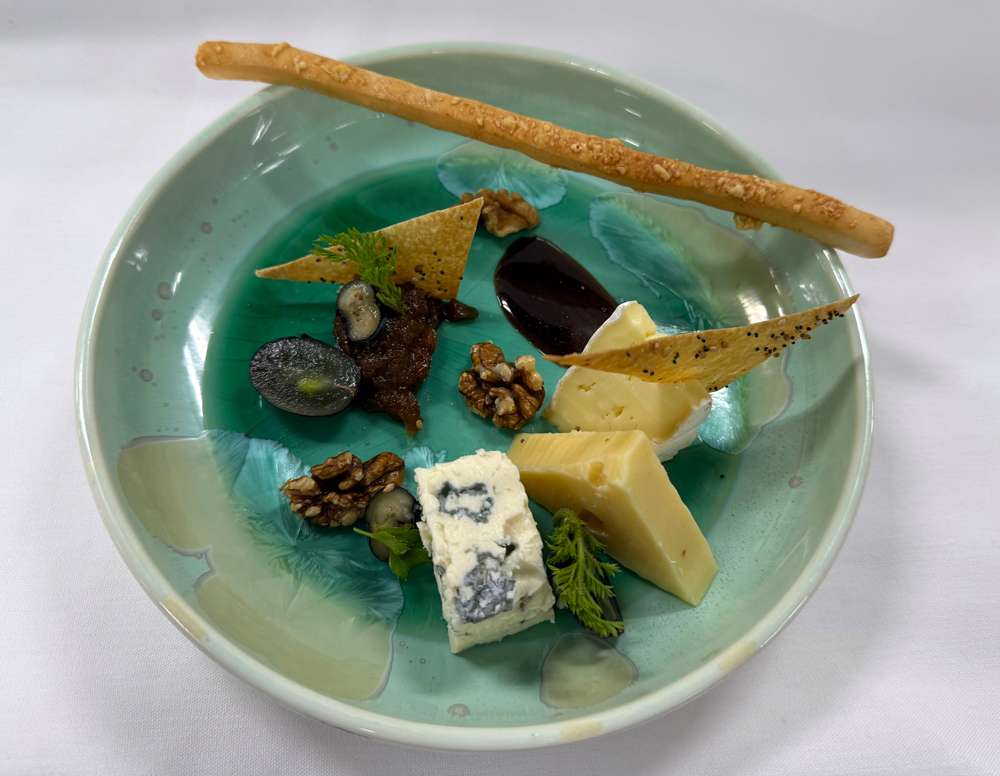Artisan cheese plate