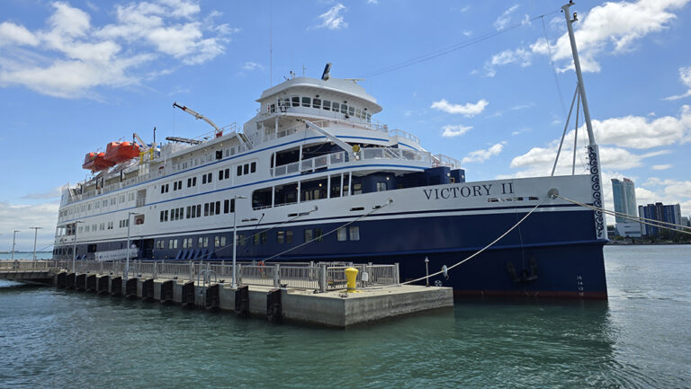 Victory II docked at Port of Detroit