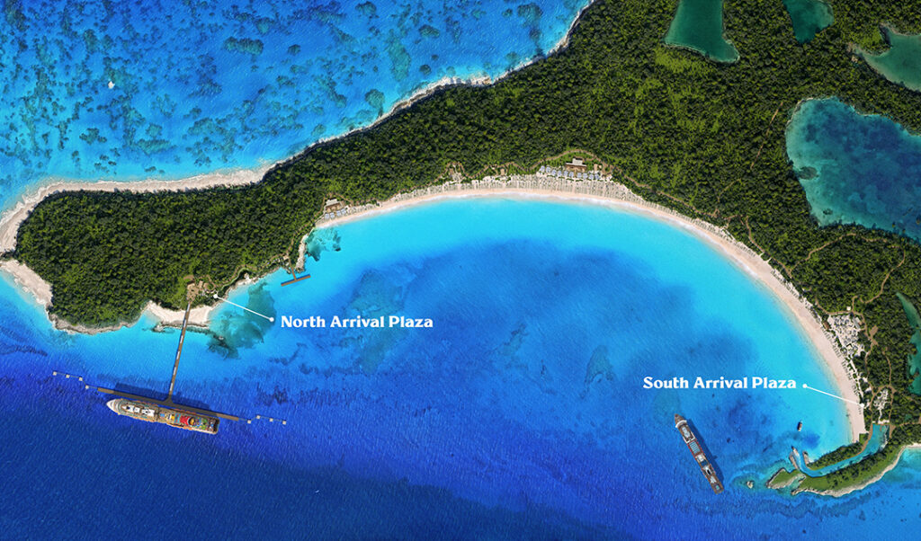 Half Moon Cay will be enhanced and renamed 'RelaxAway, Half Moon Cay.' Carnival and Holland America (and maybe others) will use the private island jointly. 