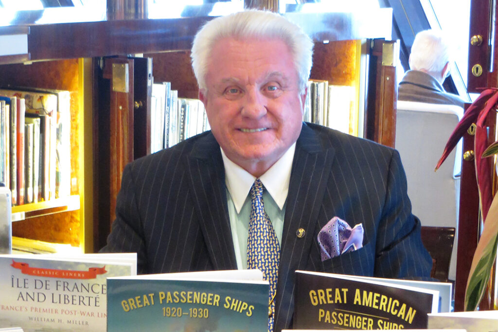 William H. Miller is the author of MILLERGRAM. He recounts the history of ocean liners and more.