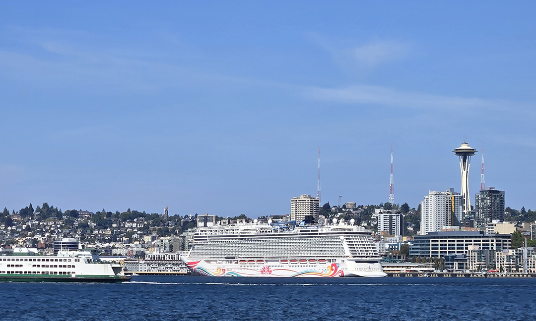 Norwegian Joy Meets the Space Needle