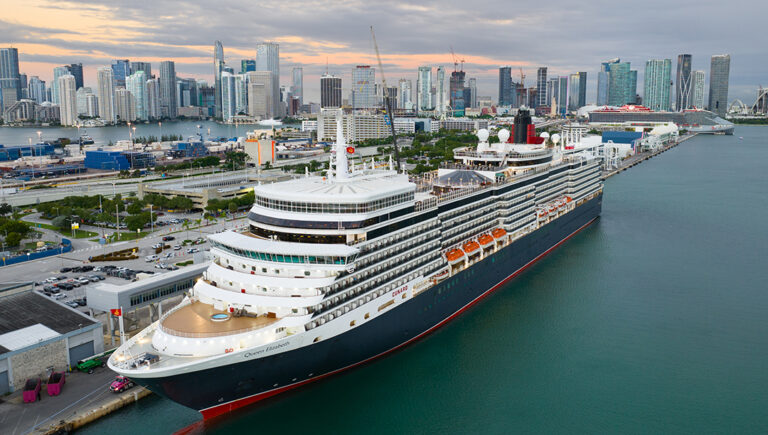 Queen Elizabeth Makes Miami Maiden Call to Inaugurate First-Ever Caribbean Season