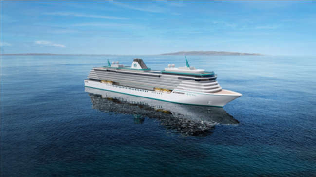 Fincantieri shipyard preparing Crystal Cruises new ship steel cutting 2026