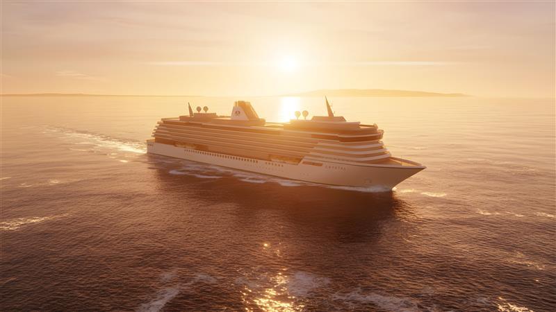 Rendering of Crystal Cruises new ship after 25 years, Crystal Grace