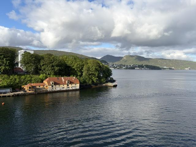 Sailing into breathtaking Bergen, Norway for an overnight stay. Photo: Judi Cuervo