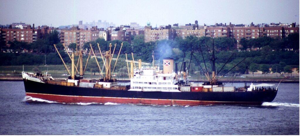 African Planet inbound off Brooklyn. Courtesy of the William H. Miller Collection.