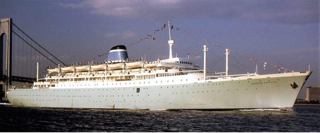 The Portuguese liner Principe Perfeito. Courtesy of the William H. Miller Collection.