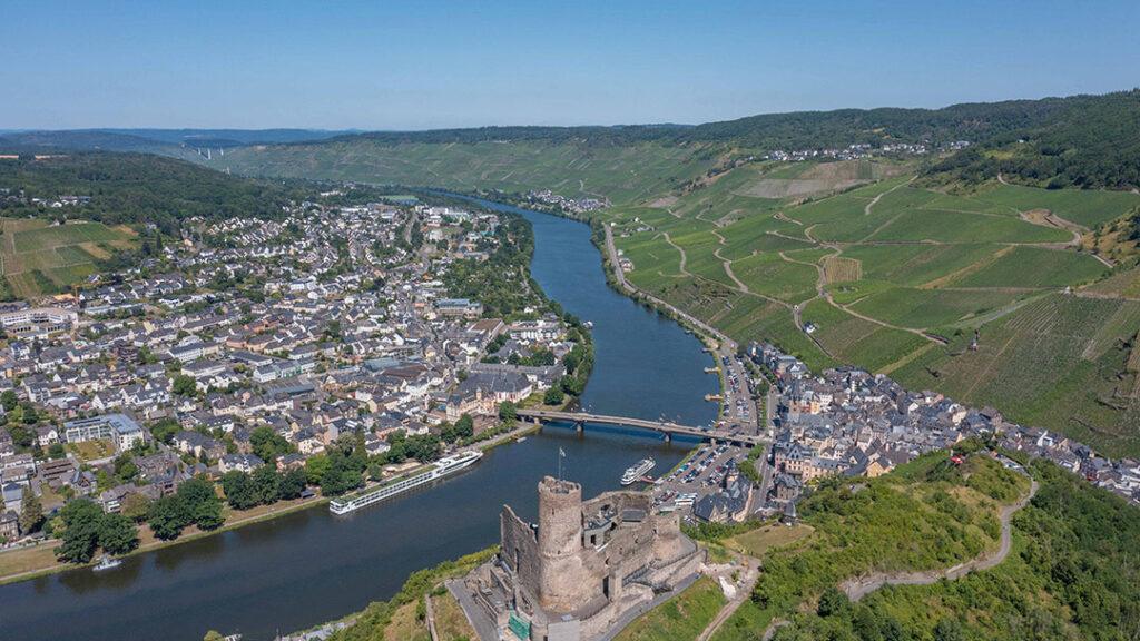Bernkastel-Kues rises above the Moselle with steep vineyards and centuries of winemaking tradition. Photo courtesy of Scenic.