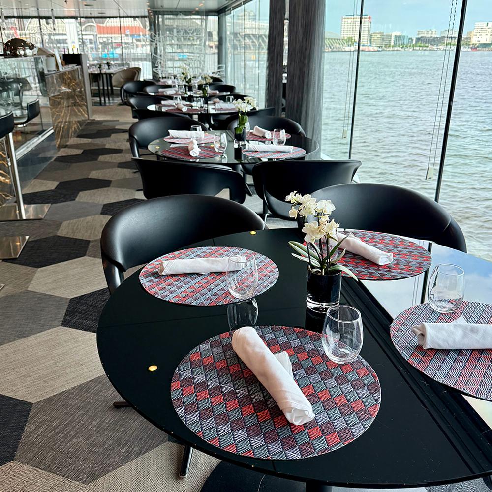 The Riverside Café offers casual dining with river views throughout the voyage. Photo by Monte Mathews.
