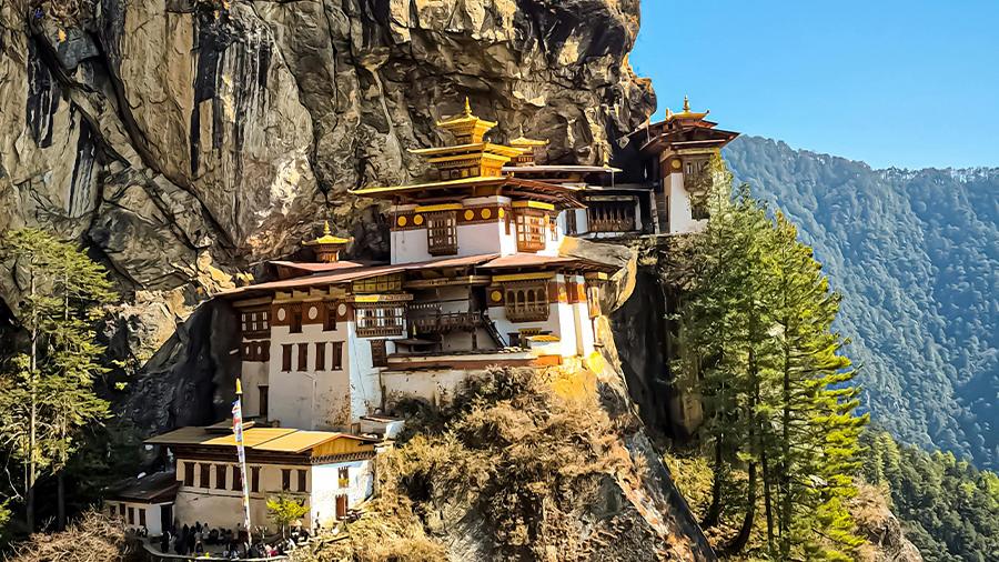 Paro Taktsang, also known as Tiger’s Nest Monastery, in Bhutan. Photo courtesy of Passage Journeys.