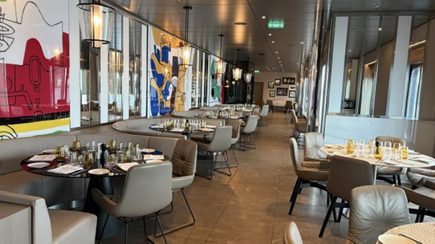 Elements serves Italian and international dishes in a contemporary setting aboard Scenic Eclipse II. Photo: Judi Cuervo